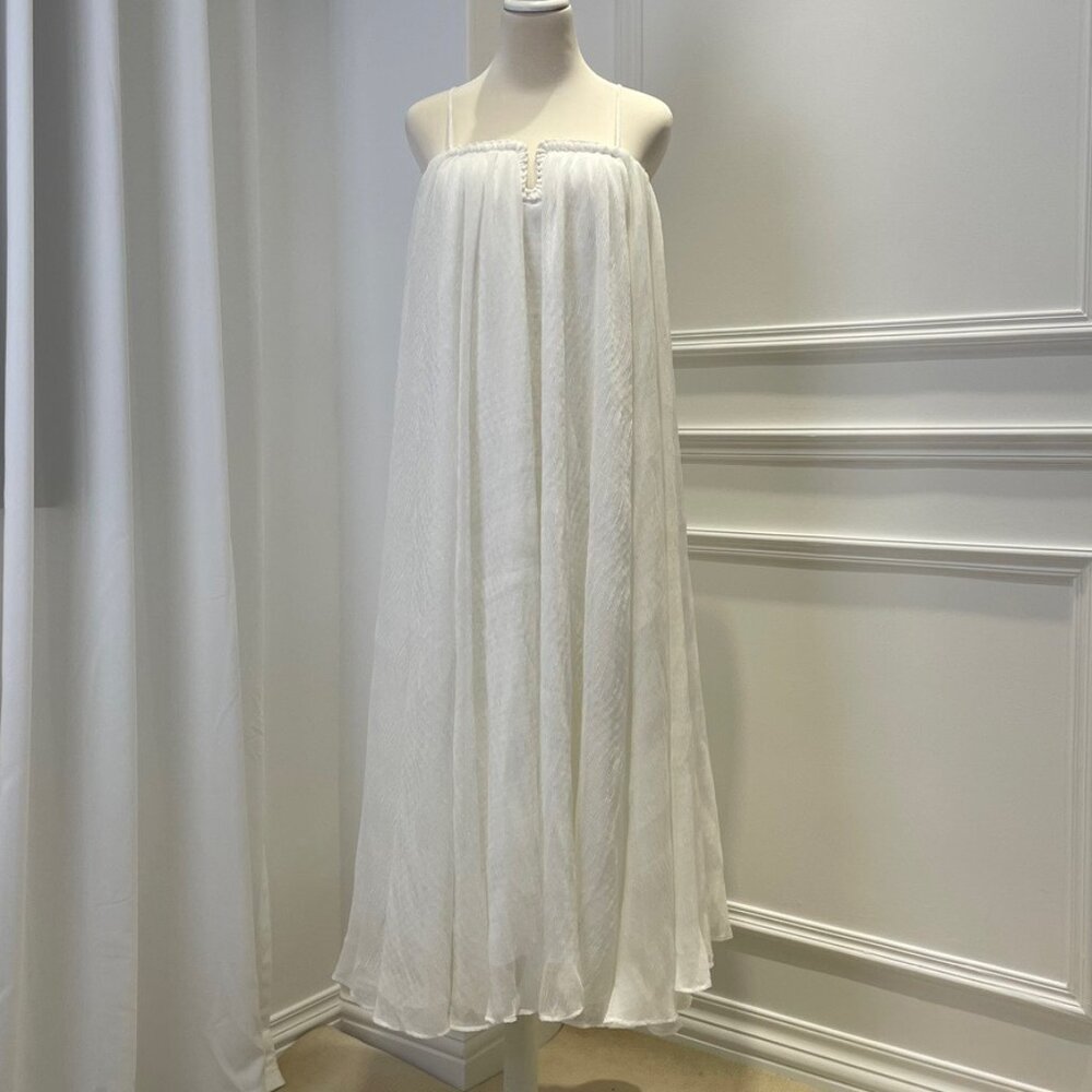 Aje Filigree Sweetheart Midi Dress